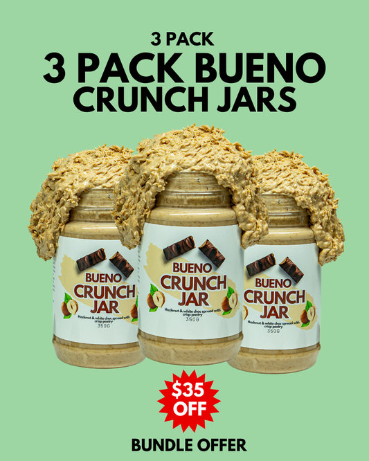 3 Pack Bueno Crunch Jar
