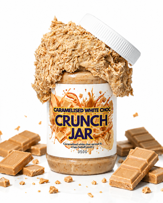 Caramelised White Choc (Caramilk Inspired) Crunch Jar | 350g