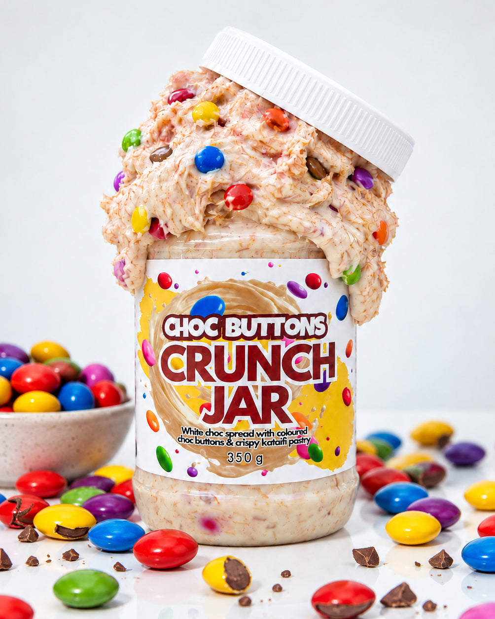 Choc Buttons Crunch Jar | 350g