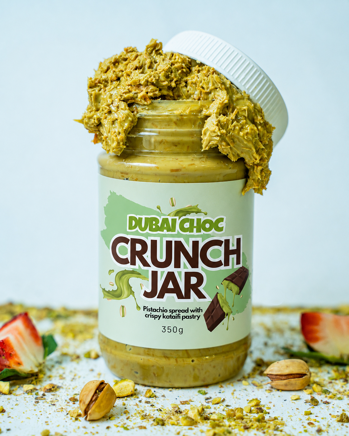 Dubai Chocolate Pistachio Spread Crunch Jar | 350g